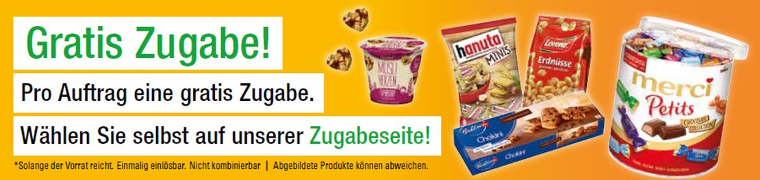 Tipp: Zugabe selber wählen!